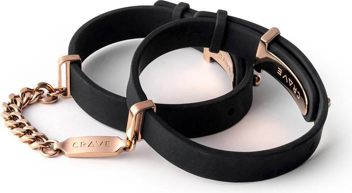 Crave ID Handschellen Schwarz/Roségold (0.30 cm)