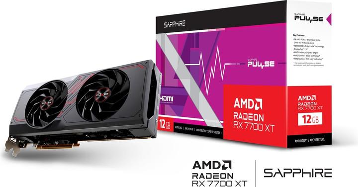 Produktbild Sapphire RX 7700XT Pulse Gaming (12 GB)