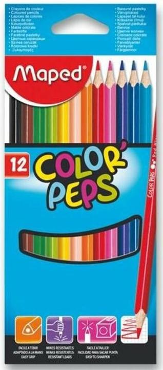 Actual product image Maped Colored pencils Color Peps Triangular 12er (Multicoloured, 12 x)