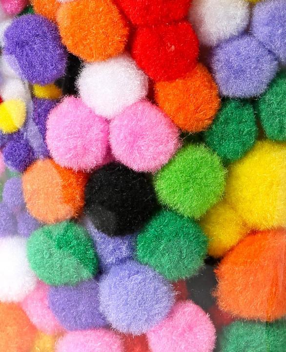Image du produit I Am Creative Pompons de sac à fermeture éclair