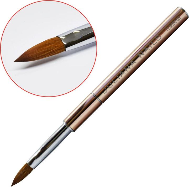 Actual product image Juliana Nails Acrylic brush No. 8 flat