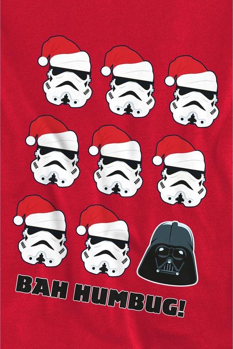 Actual product image Star Wars Unisex Adult Bah Humbug Stormtrooper Darth Vader Sweatshirt (M)