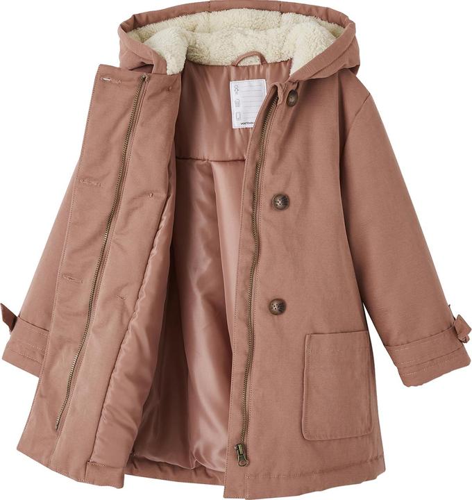 Produktbild Vertbaudet Mädchen Winterjacke mit Kapuze, Wattierung Recycling-Polyester (128)