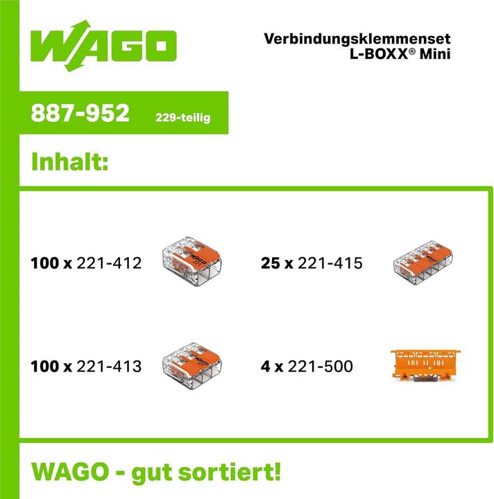Produktbild Wago Verbindungsklemme Set