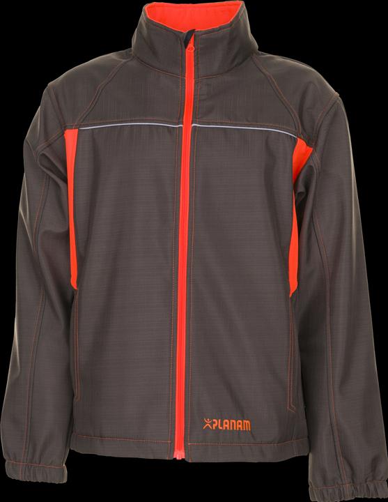 Produktbild Planam Basalt Neon Arbeitsjacke Softshelljacke oliv orange Grösse XXXL (3XL)