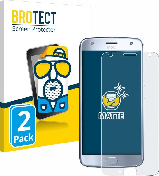 Produktbild BROTECT Entspiegelungs-Schutzfolie Displayschutz Matt (2 Stück, Motorola Moto X4)