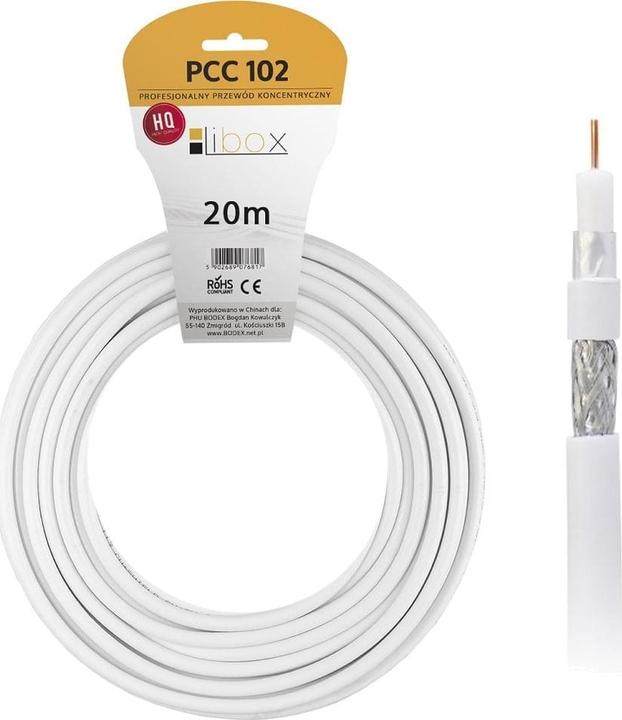 Libox Kabelis SAT Trishield HD/20m PCC102-20 (Antennenkabel)