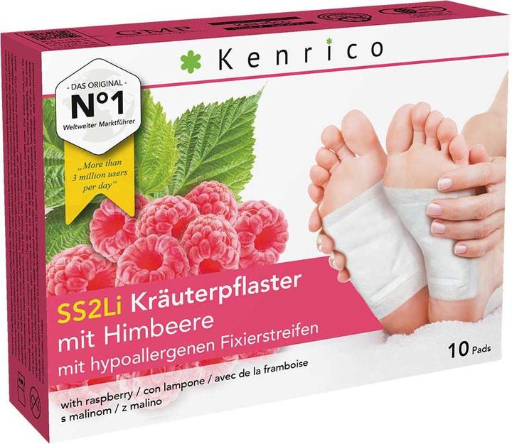 Actual product image Kenrico Herbal patch with raspberry plant (10 x)