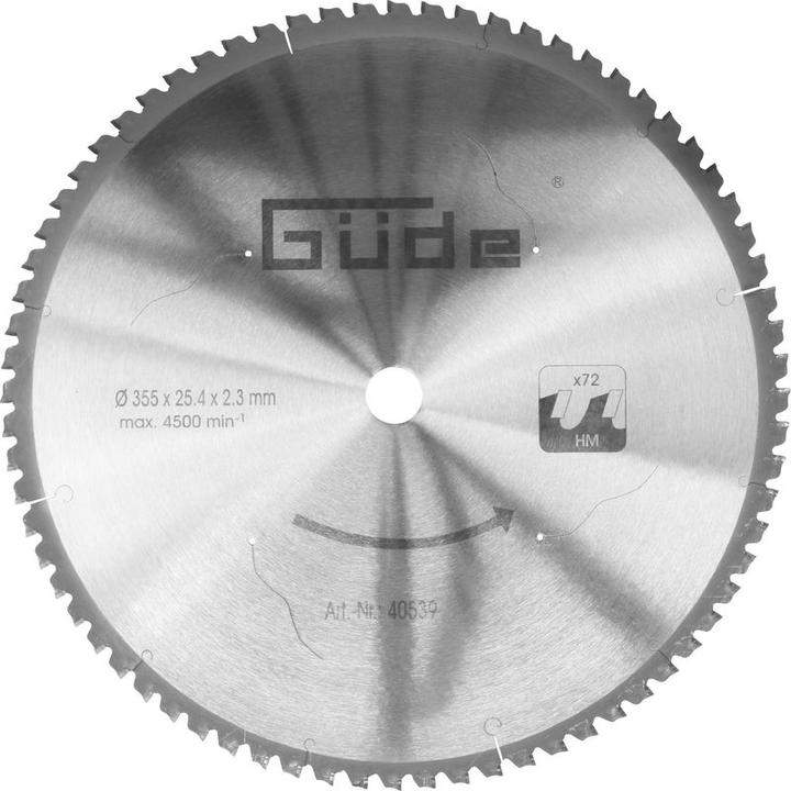 Produktbild Güde Metallkreissägeblatt 350 mm T