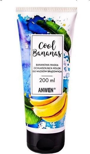 Anwen Cool Bananas Banana Color Cooling Mask For Brown Hair 200Ml (200 ml)