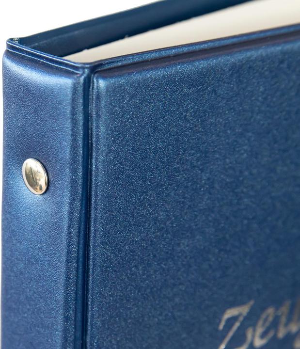 Produktbild Idena Zeugnisringbuch A4 10 Hüllen blau (A4, 1 x)