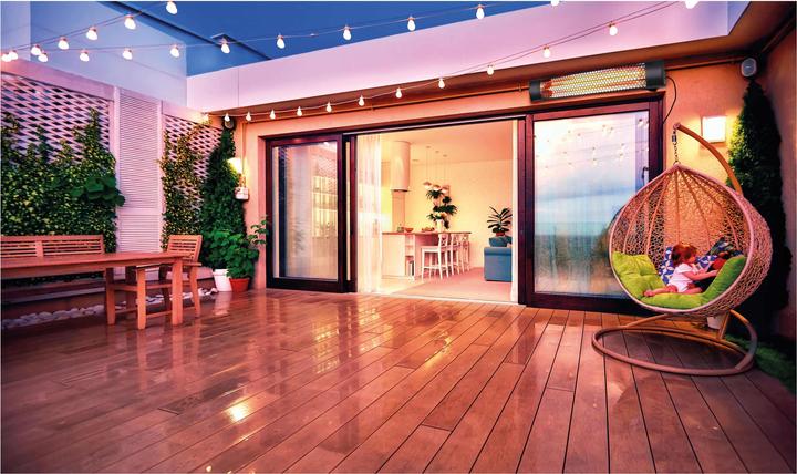 Produktbild Alpina Garden Heizstrahler Terrasse - ohne Fernbedienung (2000 W)