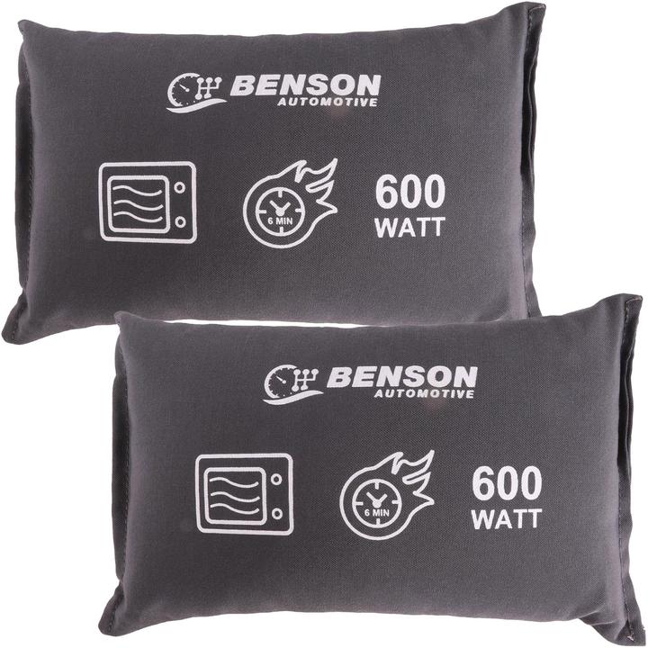 Immagine prodotto Benson Deumidificatore per auto con gel di silice, 1 kg, set da 2