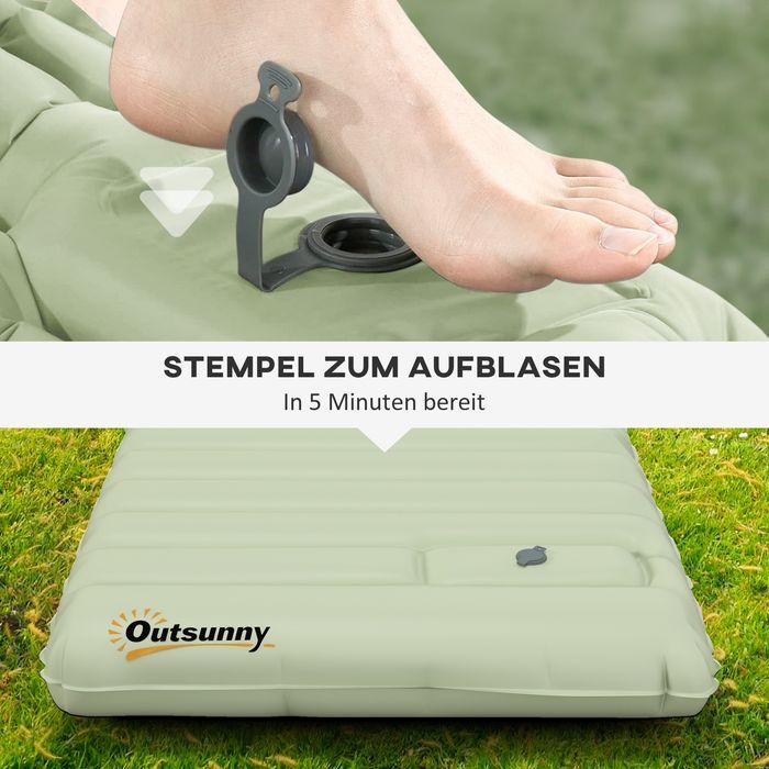 Immagine prodotto Swisshandel24 Materassino gonfiabile, materassino da campeggio, idrorepellente, resistente agli strappi, con