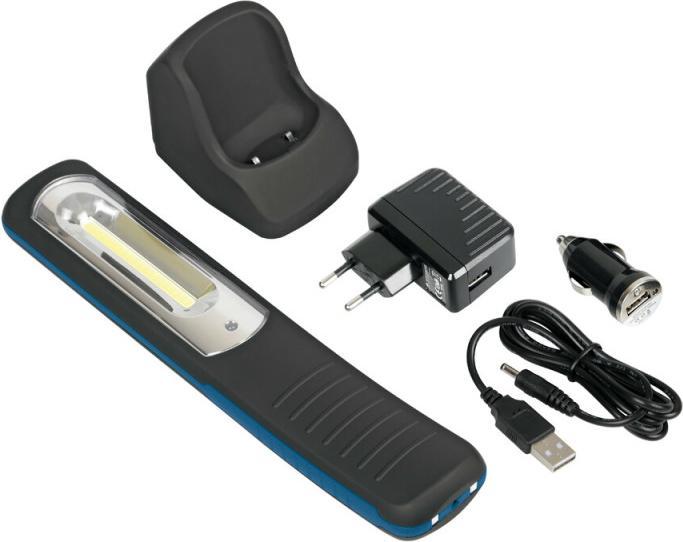 Produktbild Lampa Aufladbare LED-Arbeitslampe GL7 - 12/24/230V (260 lm)
