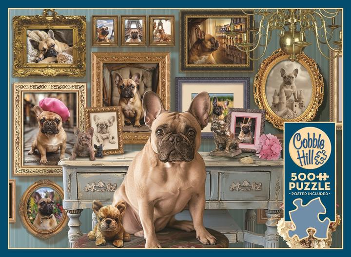 Actual product image Cobble Hill Französische Bulldogge 500 Teile (500 pieces)