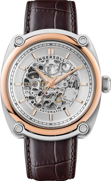 Produktbild Ingersoll 1892 Ingersoll I13302 The Michigan Automatik Herrenuhr 45mm 5ATM (Skeleton-Uhr, 45 mm)
