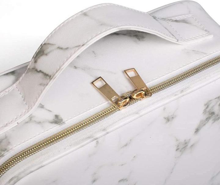 Produktbild JTI Schminktasche mit Trennwänden - Marmor