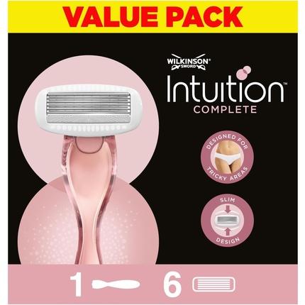 Actual product image Wilkinson WILKINSON Sword Intuition Complete maszynka do golenia + wymienne ostrza 5szt. (5 x)