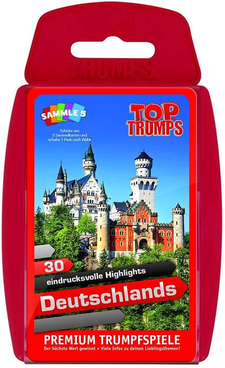 Immagine prodotto Winning Moves 63193 - Top Trumps - 30 impressionanti punti di forza Germania (Tedesco)