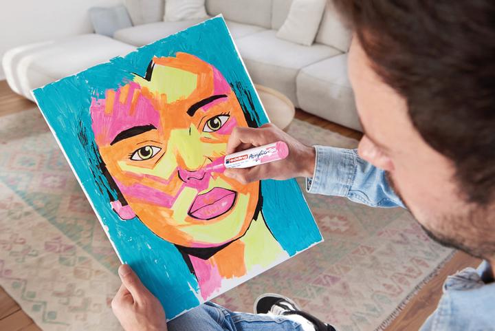 Actual product image Edding Acrylic marker 5000 Wide (Classy mauve, 10 mm, 1 x)