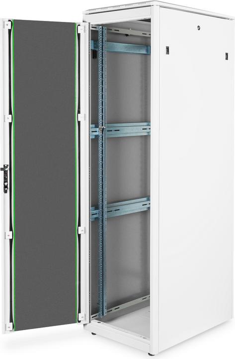 Image du produit Assmann Armoire réseau DIGITUS 42U Unique 600x800mm porte vitrée grise (42 HE, Rack 19 pouces)