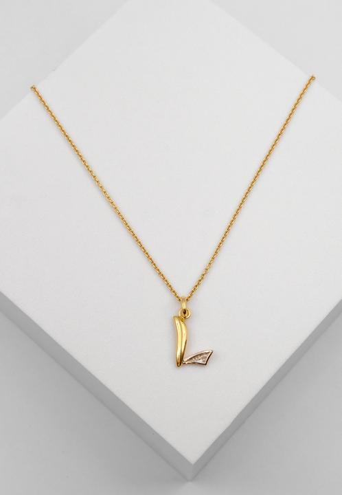Immagine prodotto Muau Lettera (750, Oro bianco, Oro giallo 18 carati)