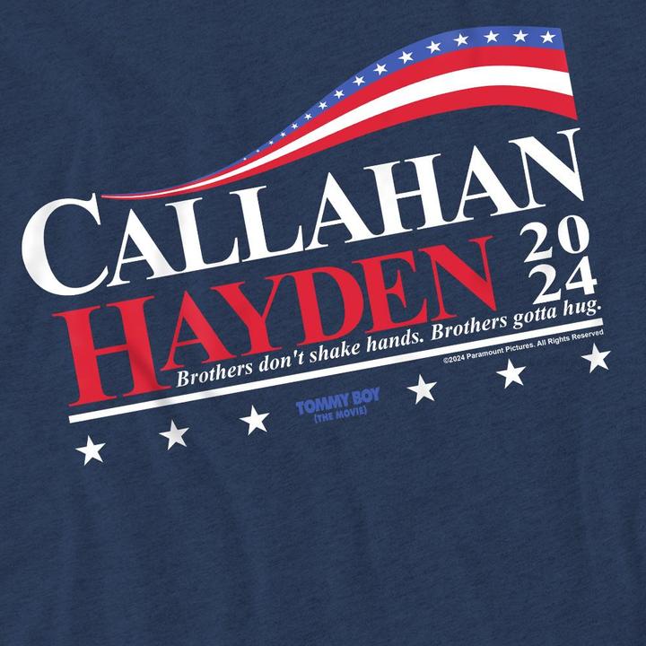 Actual product image Unisex Adult Callahan And Hayden For President 2024 T-Shirt (3XL)