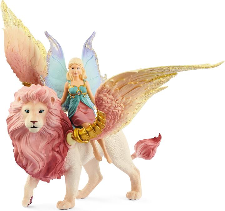 Actual product image Schleich Elf on winged lion