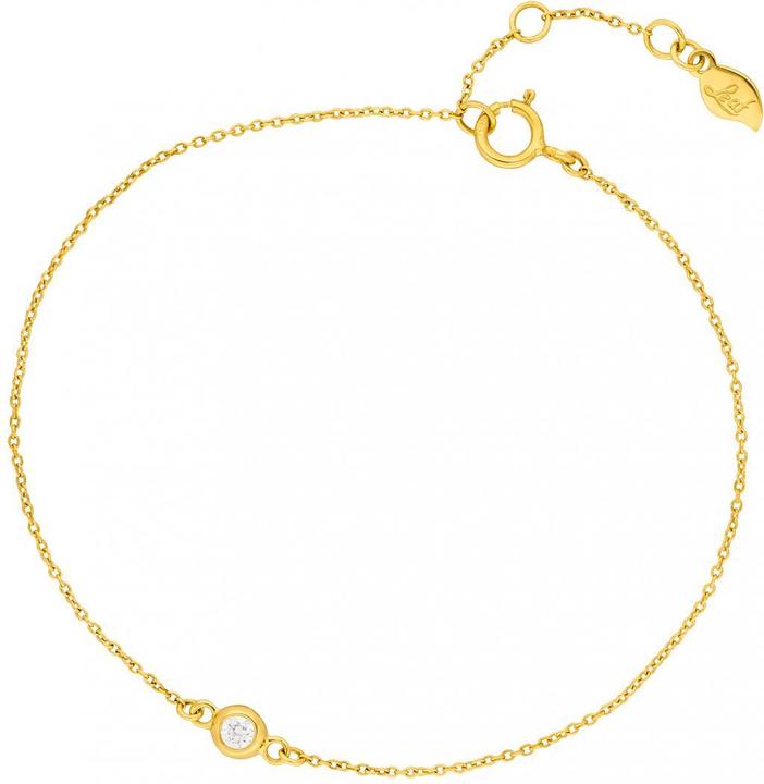 Armkette "my first diamond", 14 K Gelbgold (14 K Gelbgold)