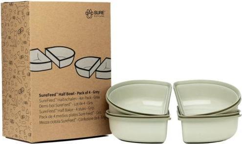 Produktbild SureFeed Halb-Schalen-Set für Connect grau (0.20 l)