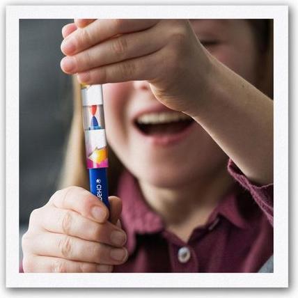 Actual product image Chameleon Watercolor colored pencils Kidz Travel Kit (Yellow, Green, Blue, Red, 16 x)