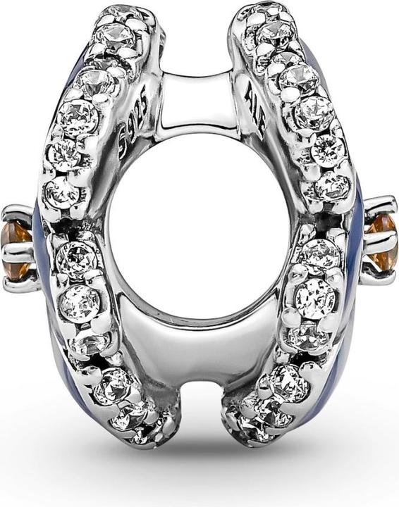 Produktbild Pandora Charm blaue Stiefmütterchenblüte (1.18 cm, Sterling-Silber, Emaille)