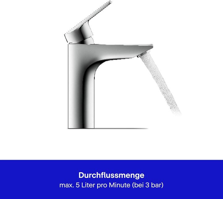 Produktbild Duravit EH-WT-MI No 1 chrom mit Zugstangen-Ablaufgarnitur