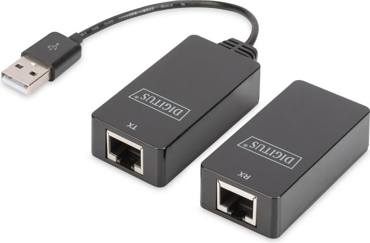 Immagine prodotto Digitus USB Extender per cavo CAT5e CAT6 UTP fino a 45m (USB, RJ45 (1x))