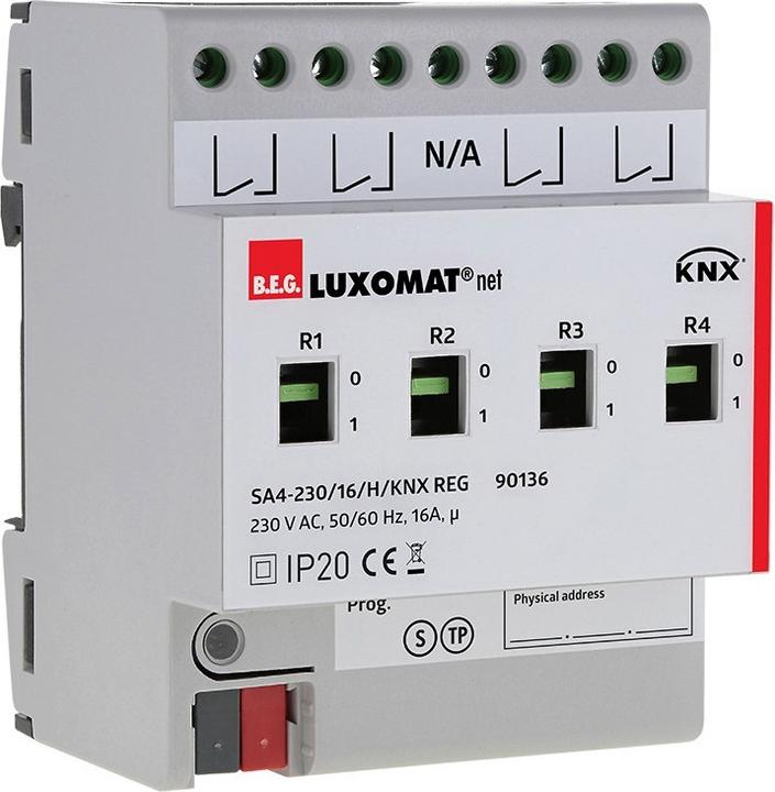 Image du produit BEG B.E.G. SA4 - 230 / 16 / H / Actionneur de commutation pour commuter des consommateurs SA423016H (Actionneur de commutation)