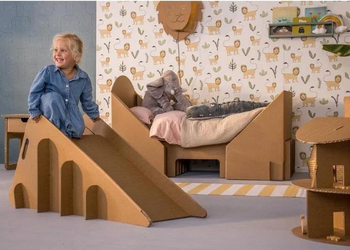 Actual product image Bins and Boxes Cardboard toddler slide