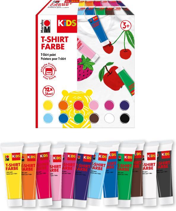 Marabu KiDS T-Shirt Farbe (Multi, 432 ml)