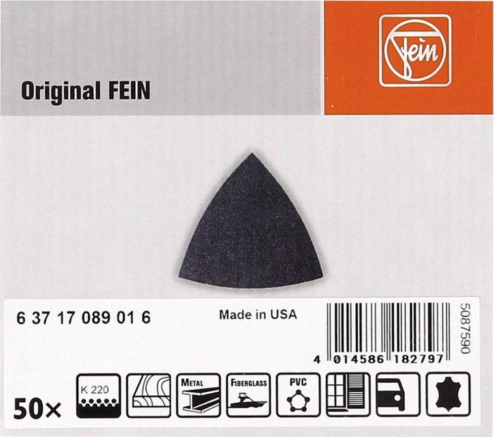 Actual product image Fein Delta sandpaper with Velcro (220)