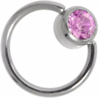 Produktbild Bijouteria Dünne Piercings (Chirurgenstahl 316L, Kristall)