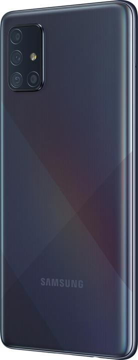 Produktbild Samsung Galaxy A71 SM-A715F/DS - 17 cm (6.7 Zoll) - 6 GB - 128 GB - 64 MP - Android 10.0 (128 GB, Prism Crush Black, Dual SIM, 4G)