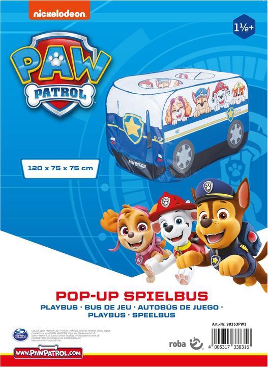 Image du produit Roba Bus de jeu Pop Up Paw Patrol