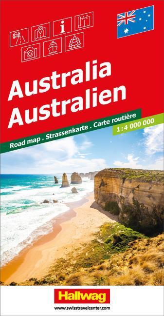 Produktbild Australien Strassenkarte 1:4 Mio
