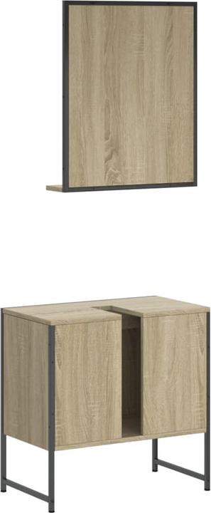 Actual product image VidaXL 2-piece bathroom furniture set