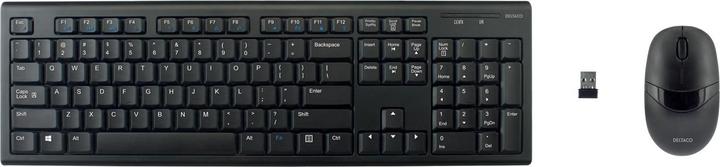 Image du produit Deltaco kit combo clavier et souris sans fil 10m de portée disposition américaine (US, Sans fil)