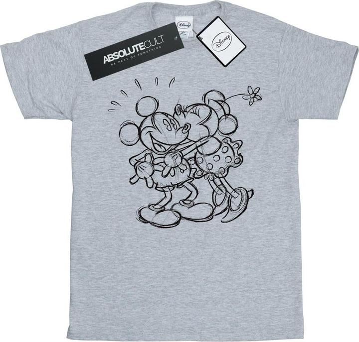 Produktbild Disney Mickey And Minnie Mouse Kiss Sketch TShirt (XL)