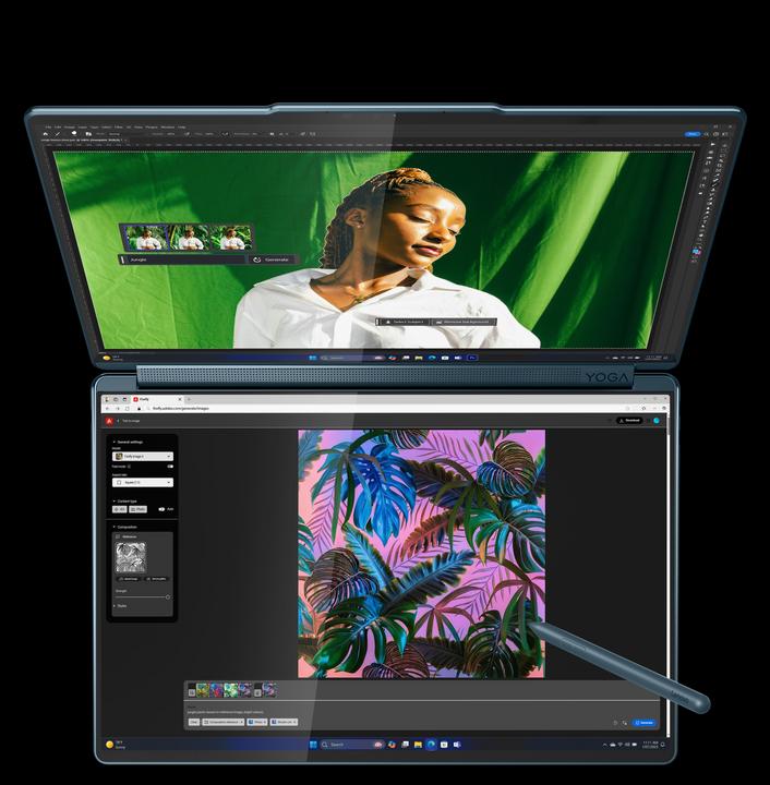 Immagine prodotto Lenovo Yoga Book 9 (14", Intel Core Ultra 7 255H, 32 GB, 1000 GB, DE)