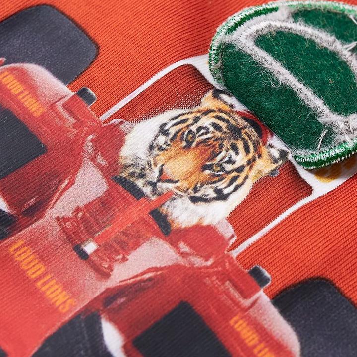 Produktbild VidaXL Kinder-Langarmshirt Orange 128,Material: 100 (128)