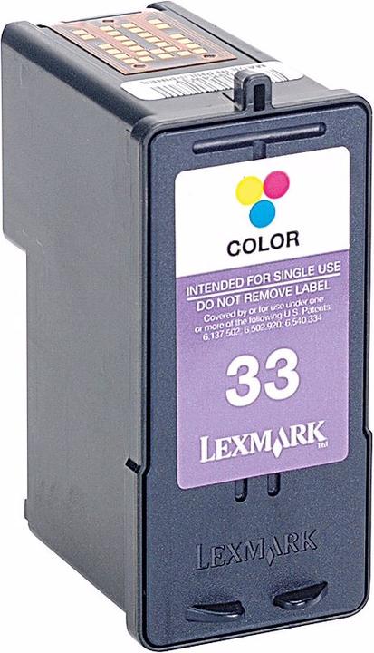 Actual product image Lexmark Original ink cartridge 18CX033E (No.33) (Y, C)