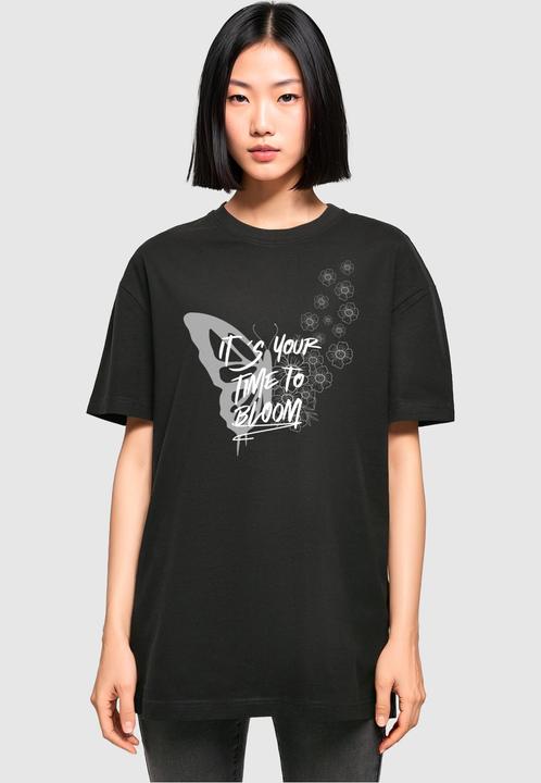 Produktbild Merchcode Ladies It's Your Time To Bloom Oversized Boyfriend Tee - 118375 (XL)